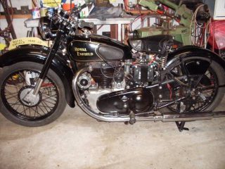 Electric Starter fitted to 1948 Royal Enfield Model J2 500cc